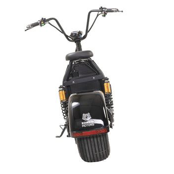 Kontio Kruiser Long Range Single 1000W, Kaksi 0,7kWh Lithium Akkua, Musta