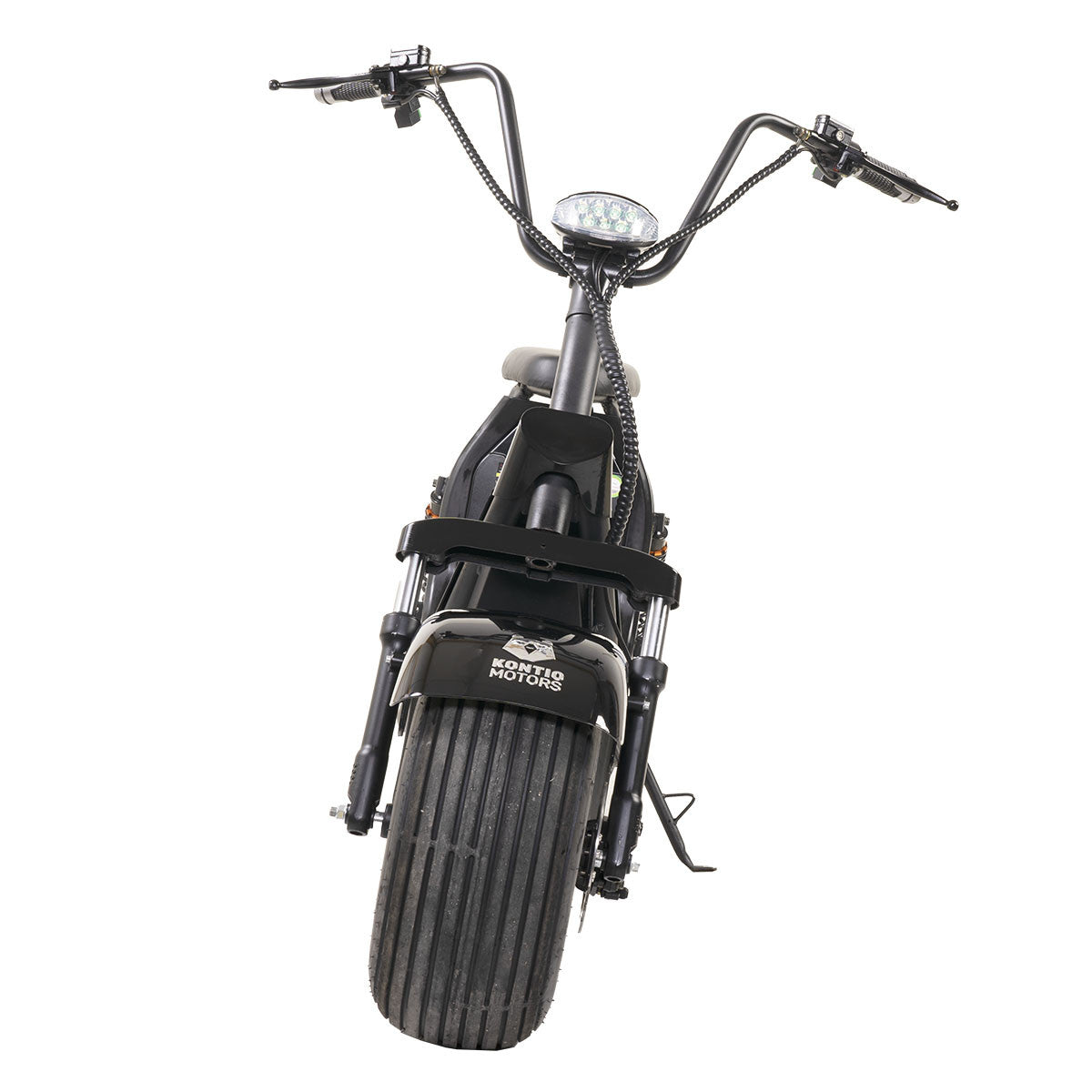 Kontio Kruiser Long Range Single 1000W, Kaksi 0,7kWh Lithium Akkua, Musta