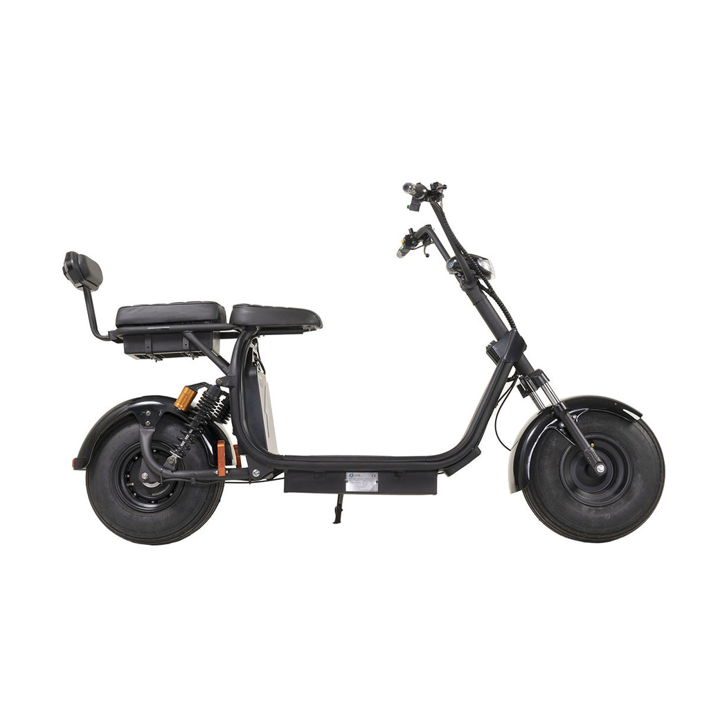 Kontio Kruiser Long Range 1000W, 0,7kWh ja 1,2kWh akuilla, Musta