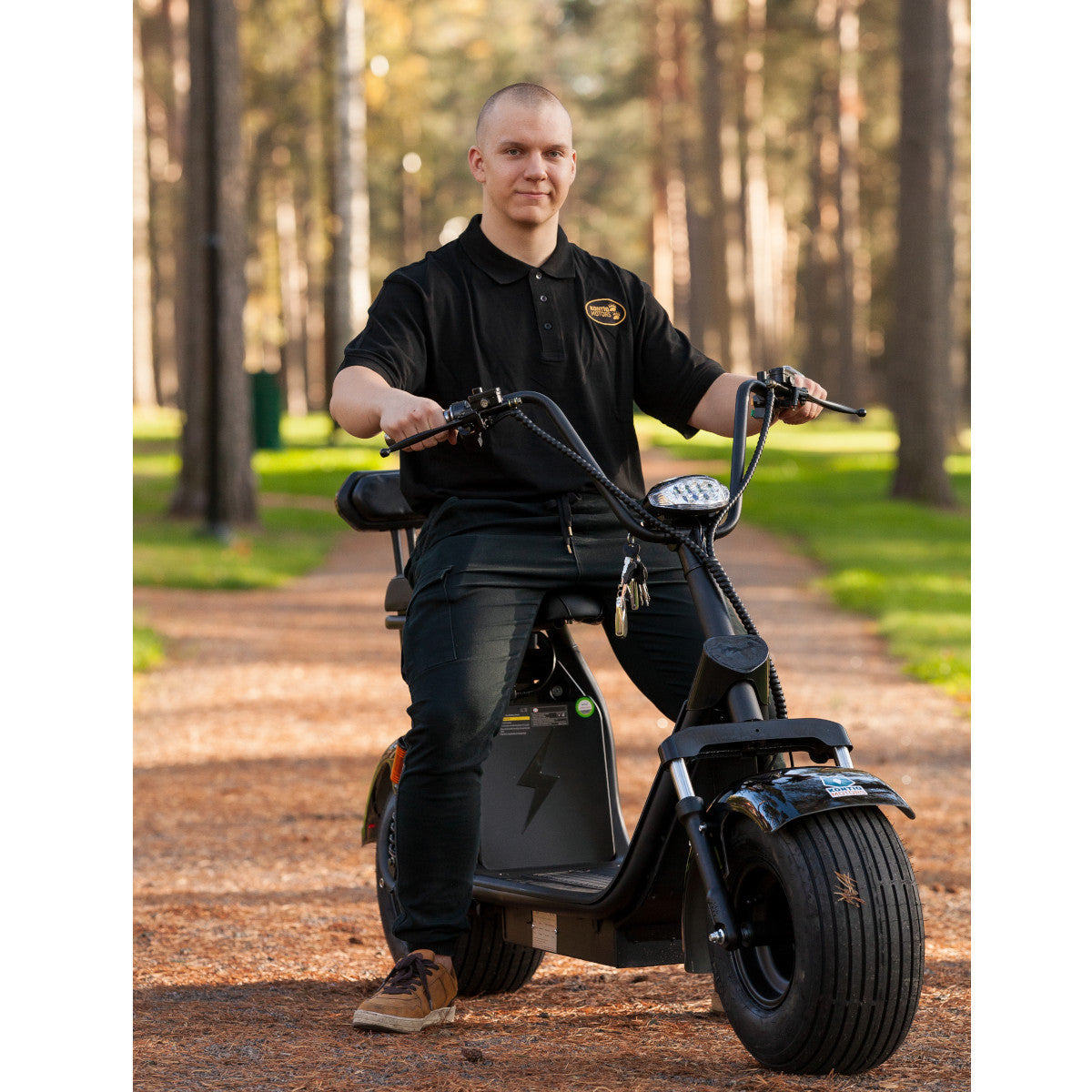 Kontio Kruiser Long Range 1000W, 0,7kWh ja 1,2kWh akuilla, Musta