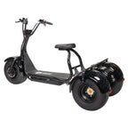 Kontio Kruiser Trike 1000W, 0,7kWh Lithium Akku, Musta