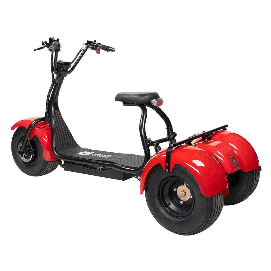 Kontio Kruiser Trike 1000W, 1,2kWh Lithium Akku, Punainen