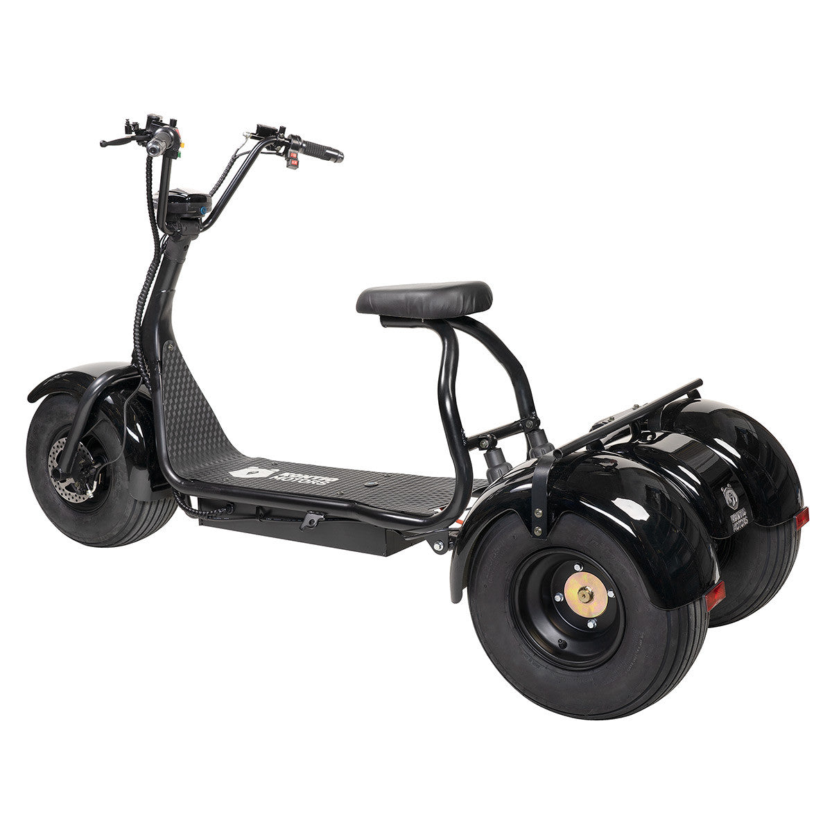 Kontio Kruiser Trike 1000W, 1,2kWh Lithium Akku, Musta