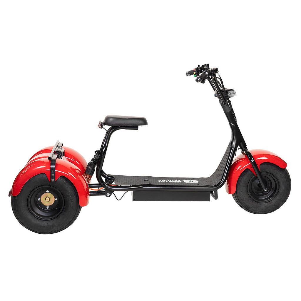 Kontio Kruiser Trike 1000W, 1,2kWh Lithium Akku, Punainen
