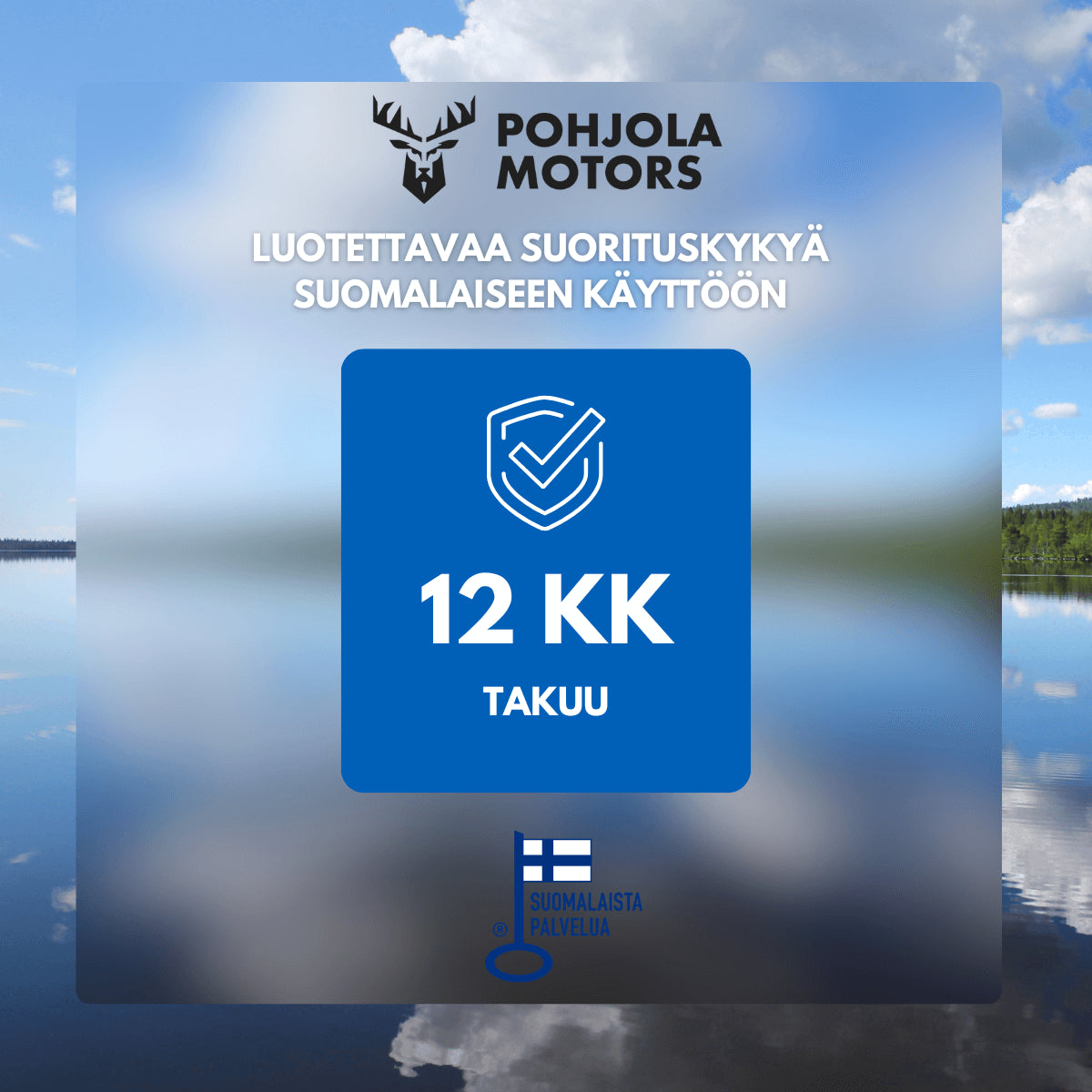 Pohjola Motors Kumivene 295x125cm II, Moottoritelineellä