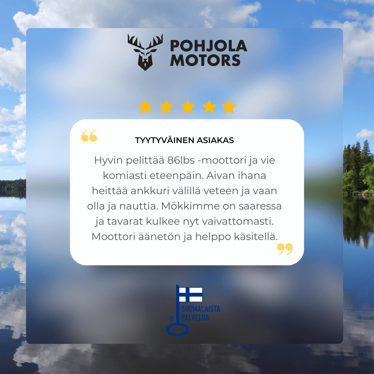 POHJOLA MOTORS Sähköperämoottori PRO X-sarja 46LBS