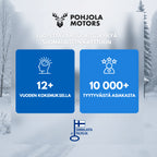 POHJOLA MOTORS Lumilinko telaveto 15HV / 11kW 420cc, Powersteering, sähköstartti, kaksivaiheinen