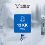 POHJOLA MOTORS Vetävä Lumilinko PM600 Kotiin 4,3kW / 196cc, 10"