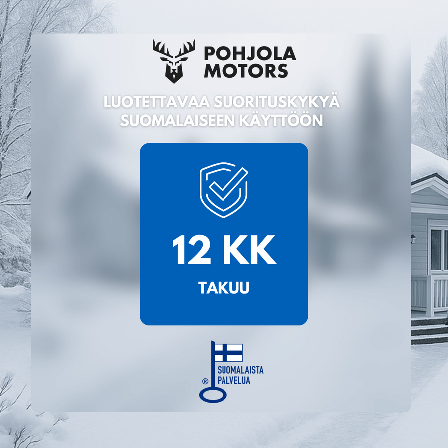 Snökedjor för 15-tums hjul – 7,8 kW / 375 cc snöplog, enkel montering