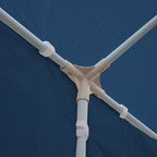 OUTLET! POHJOLA GARDEN Juhlateltta / Paviljonki irrotettavilla sivuilla 3x4m PE, sininen