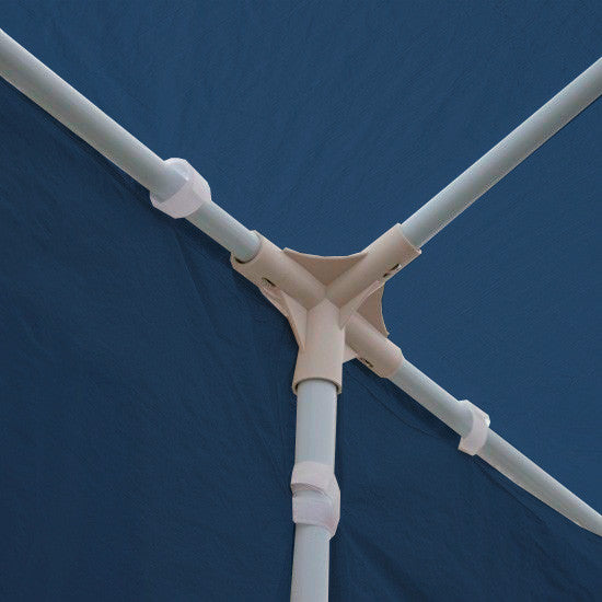 OUTLET! POHJOLA GARDEN Juhlateltta / Paviljonki irrotettavilla sivuilla 3x4m PE, sininen