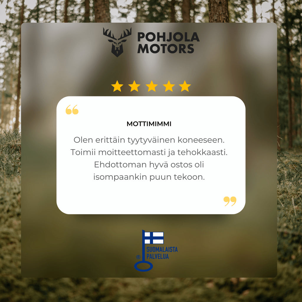 POHJOLA MOTORS Halkomakone 8T 3000W Pitkä/Pystymalli