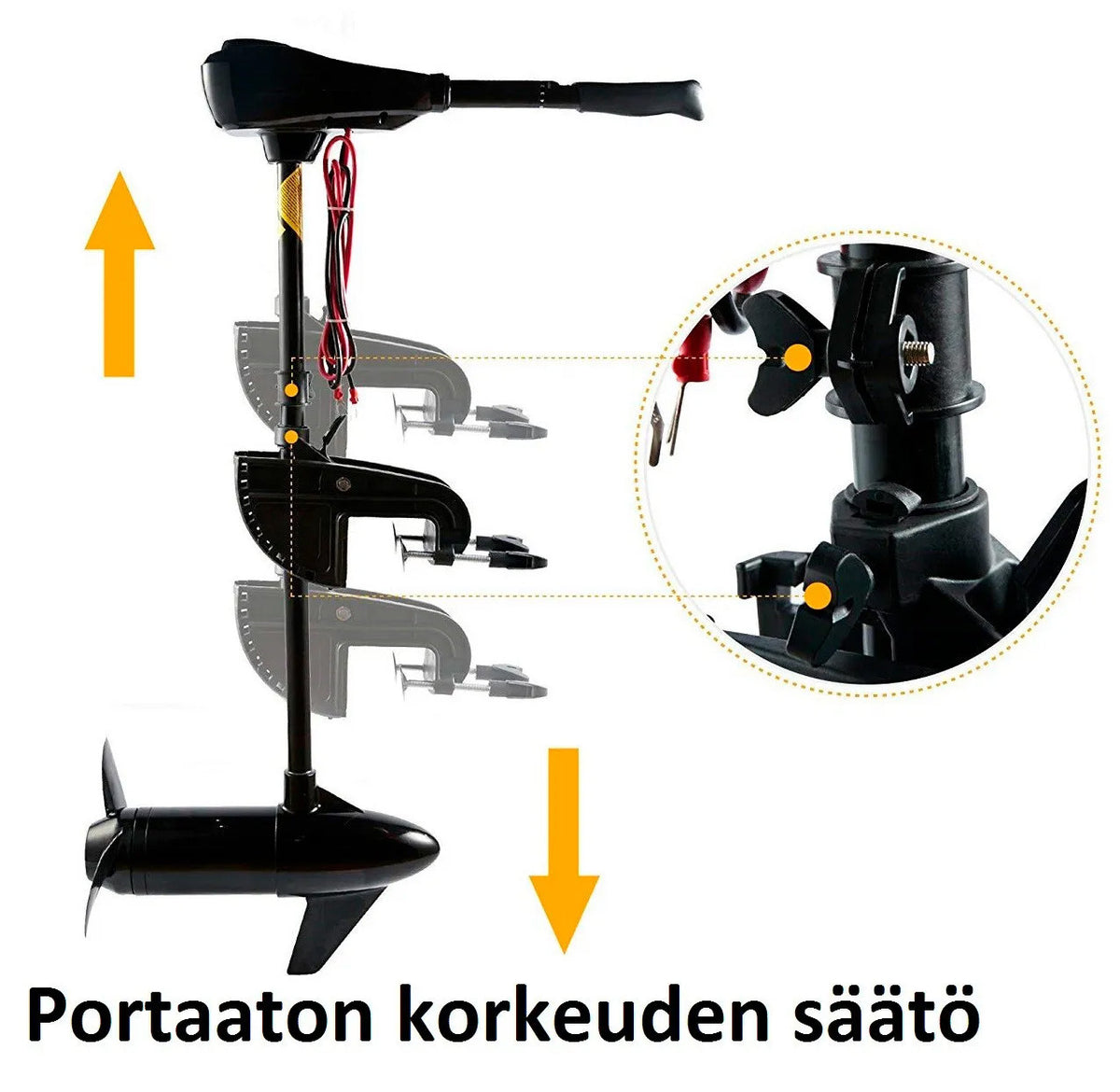 Elmotorcykel 46LBS – 12V, 5+3 växlar, toppfart 9,5 km/h