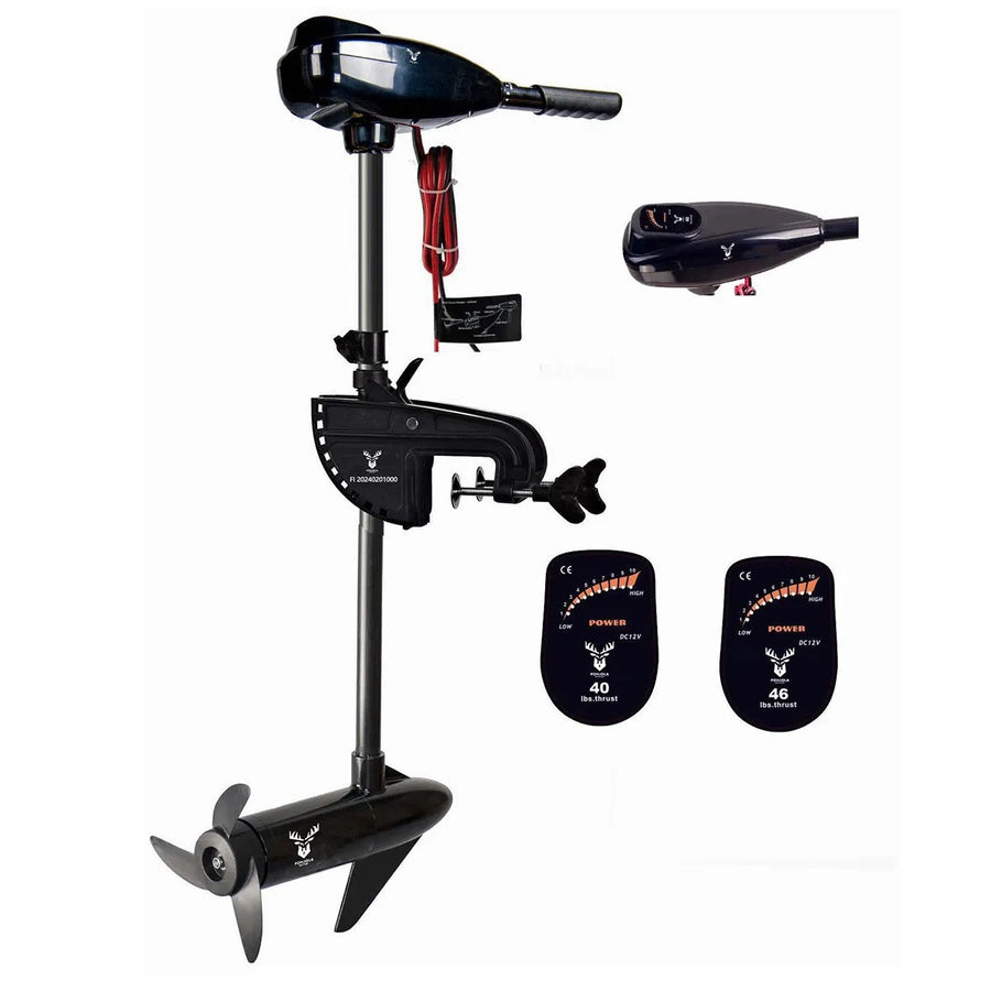 Sähköperämoottori 32LBS – 12V, 5+3 vaihdetta, LED-akkumittari, 4,5 km/h