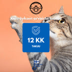 POHJOLAN LEMMIKKITARVIKE Kissan kiipeily-/raapimispuu 146 cm, Vihreä