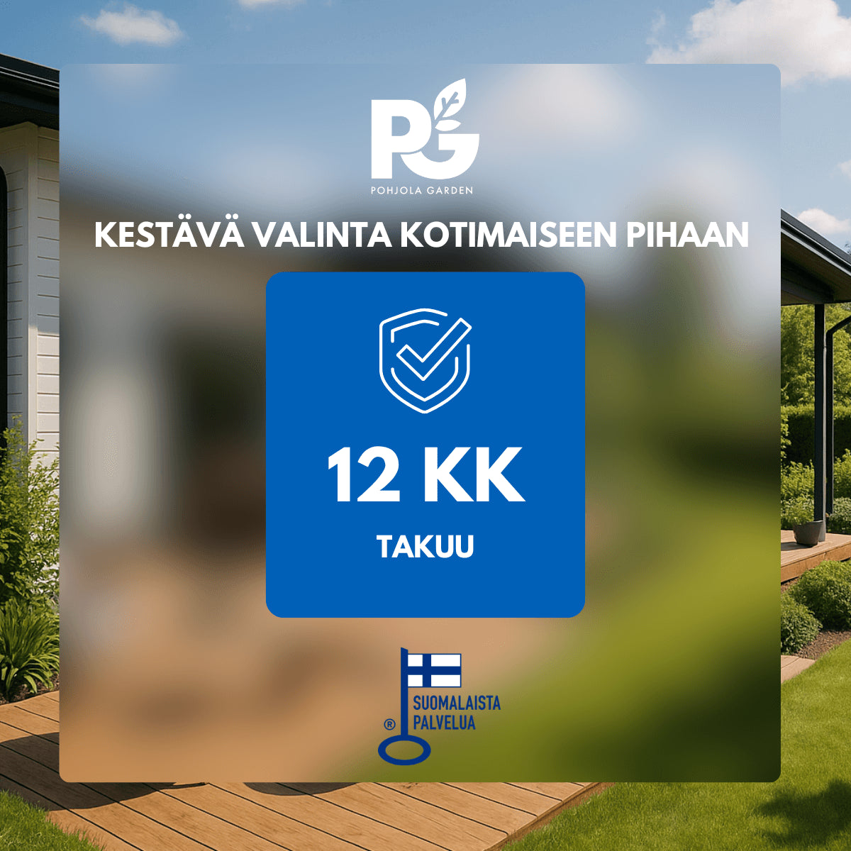 POHJOLA GARDEN Metalli Kulmasohvaryhmä ja Puutarhapöytä Ulos, MARIA