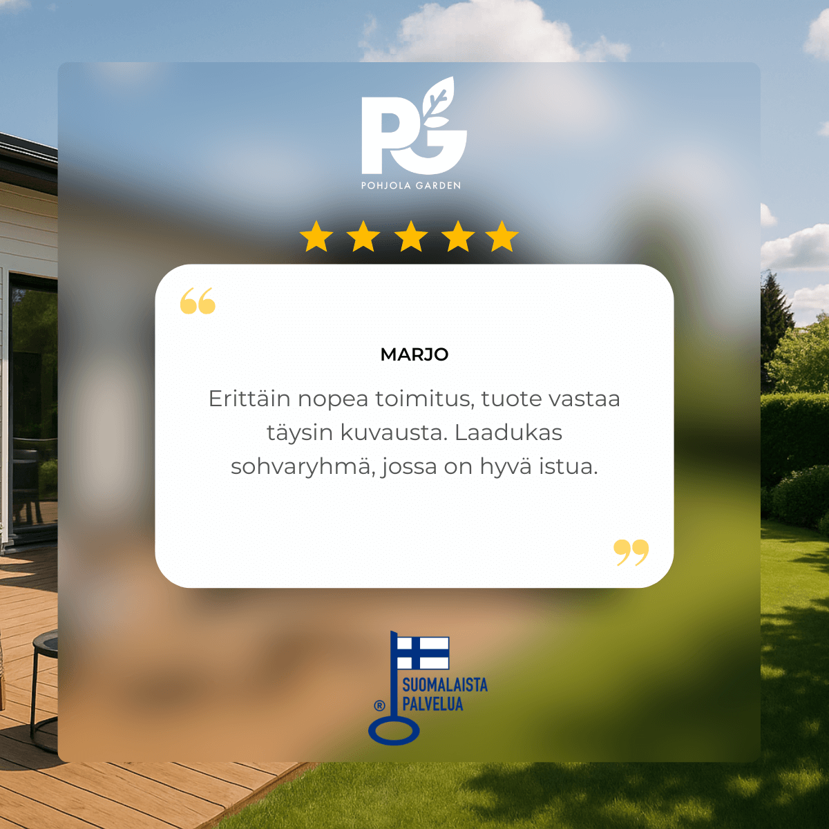 Trädgårdsstol med armstöd 70 x 75 cm – 10 cm stoppning, stålram, svart/ljusbeige
