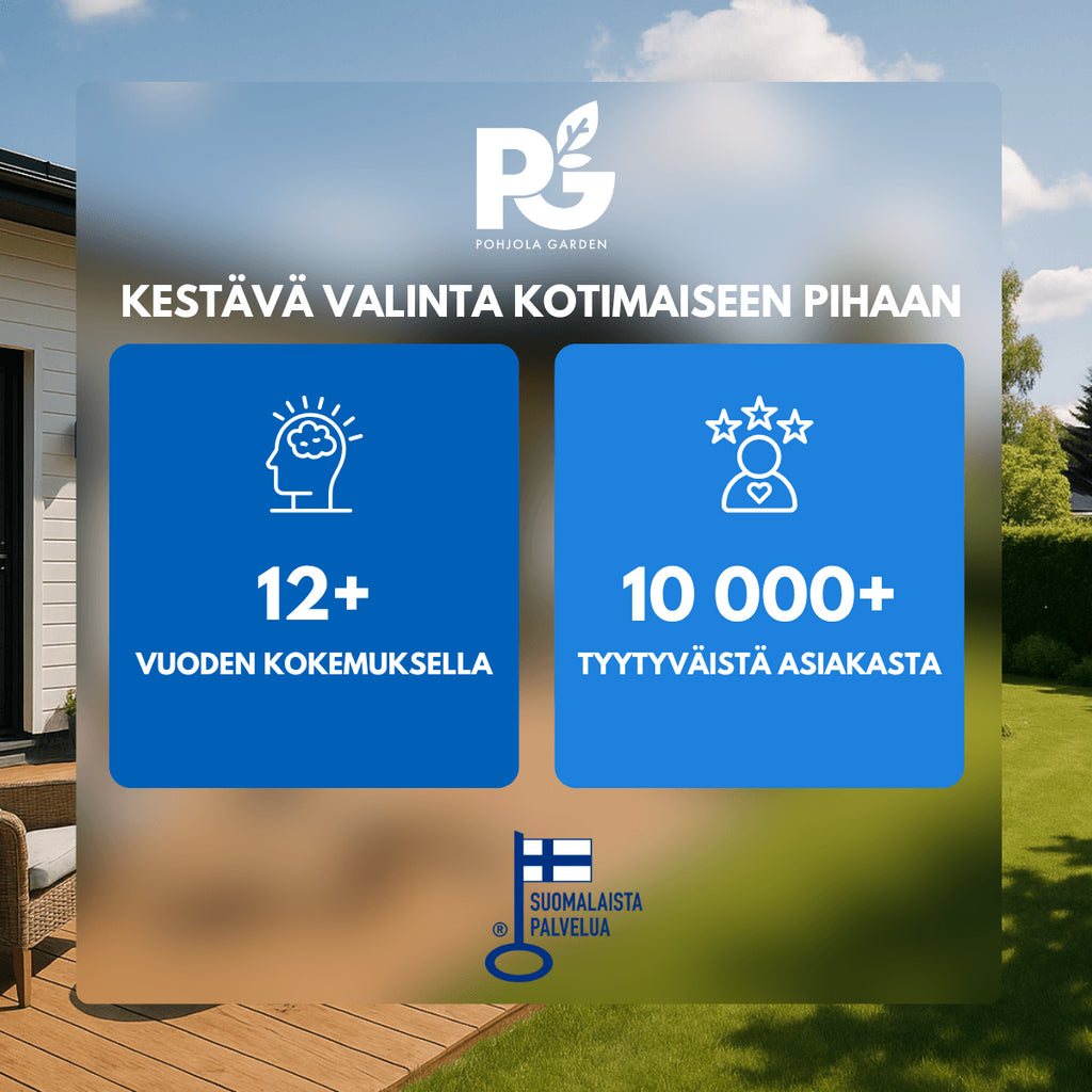 POHJOLA GARDEN 5-istuttava Ulkosohvaryhmä ISLA, Valkoinen/harmaa