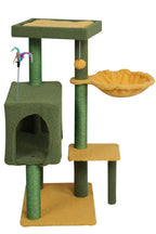 POHJOLAN LEMMIKKITARVIKE Kissan kiipeily-/raapimispuu 90 cm, Vihreä