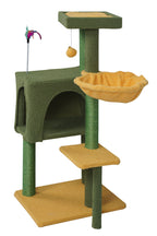 POHJOLAN LEMMIKKITARVIKE Kissan kiipeily-/raapimispuu 90 cm, Vihreä