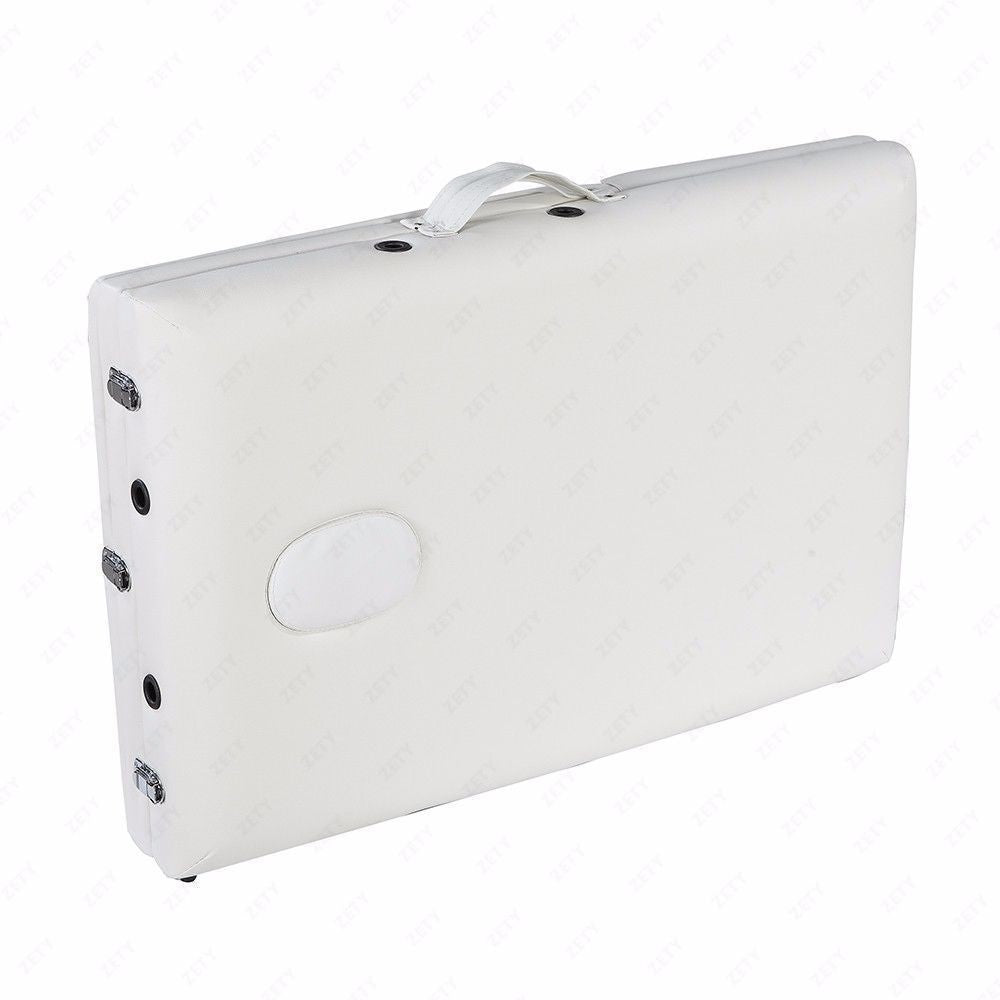 OUTLET! POHJOLAN URHEILUTARVIKE Taitettava Hierontapöytä Premium Alu 3V, 195x70cm, Musta