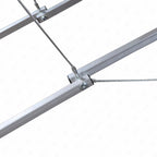 OUTLET! POHJOLAN URHEILUTARVIKE Taitettava Hierontapöytä Premium Alu 3V, 195x70cm, Musta