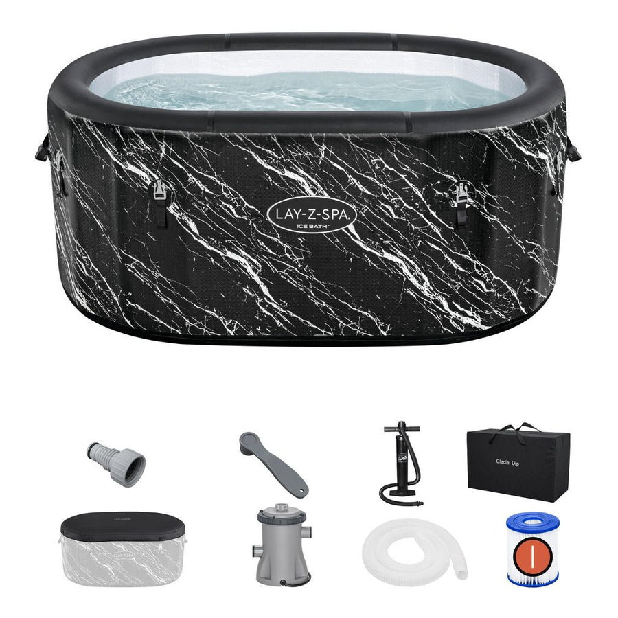 LAY-Z-SPA GLACIAL DIP FORTIFIBER COLD PLUNGE TUB