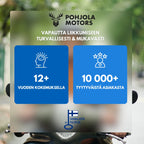 POHJOLA MOTORS Senioriskootteri 1000W etukorilla, 25km/h, 48V20AH, Punainen