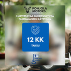 OUTLET! POHJOLA MOTORS Senioriskootteri 1000W, 16km/h, 48V20AH, Musta