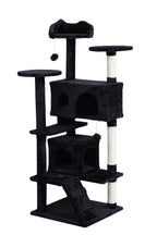 POHJOLAN LEMMIKKITARVIKE Kissan kiipeily-/raapimapuu 139 cm, Musta