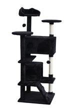 POHJOLAN LEMMIKKITARVIKE Kissan kiipeily-/raapimapuu 139 cm, Musta