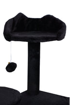 POHJOLAN LEMMIKKITARVIKE Kissan kiipeily-/raapimapuu 139 cm, Musta