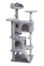 POHJOLAN LEMMIKKITARVIKE Kissan kiipeily-/raapimapuu 139 cm, Vaalea Harmaa