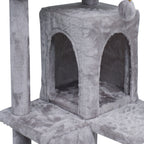 POHJOLAN LEMMIKKITARVIKE Kissan kiipeily-/raapimapuu 139 cm, Vaalea Harmaa