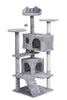 POHJOLAN LEMMIKKITARVIKE Kissan kiipeily-/raapimapuu 139 cm, Vaalea Harmaa