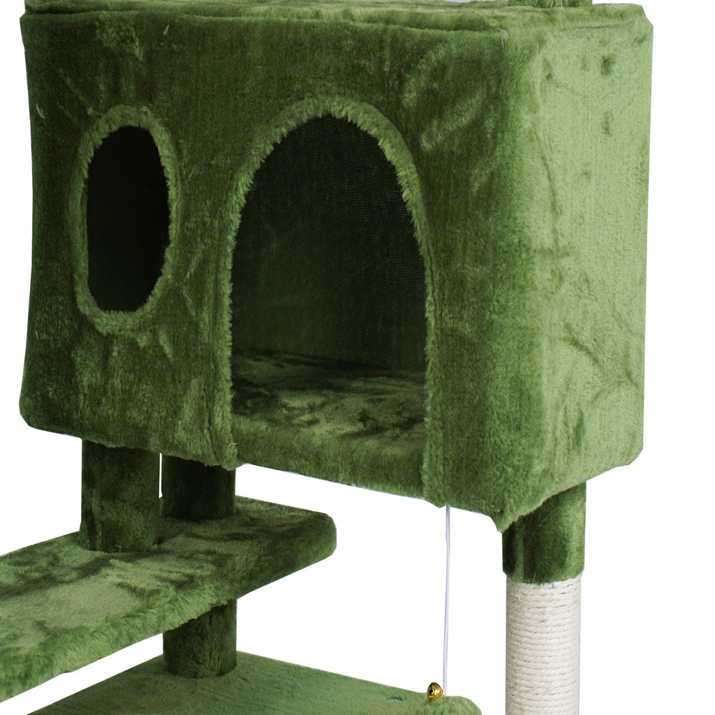 POHJOLAN LEMMIKKITARVIKE Kissan kiipeily-/raapimapuu 139 cm, Vihreä