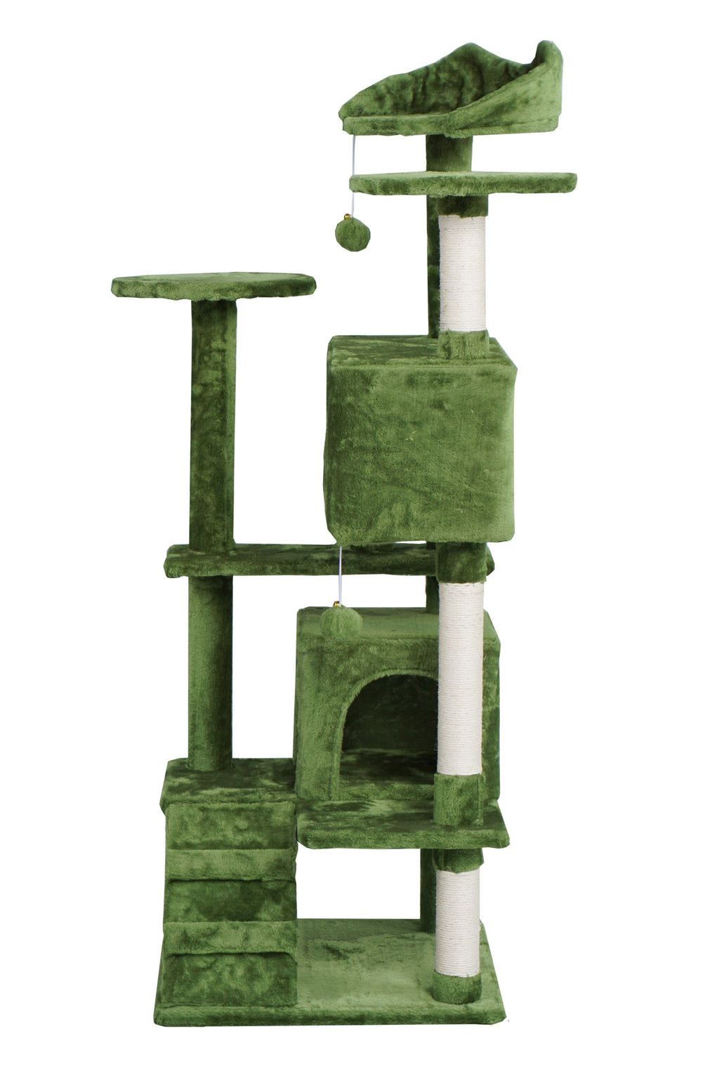 POHJOLAN LEMMIKKITARVIKE Kissan kiipeily-/raapimapuu 139 cm, Vihreä