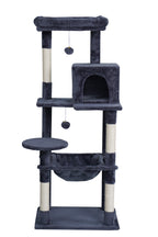 POHJOLAN LEMMIKKITARVIKE Kissan kiipeily-/raapimispuu 143 cm, Harmaa