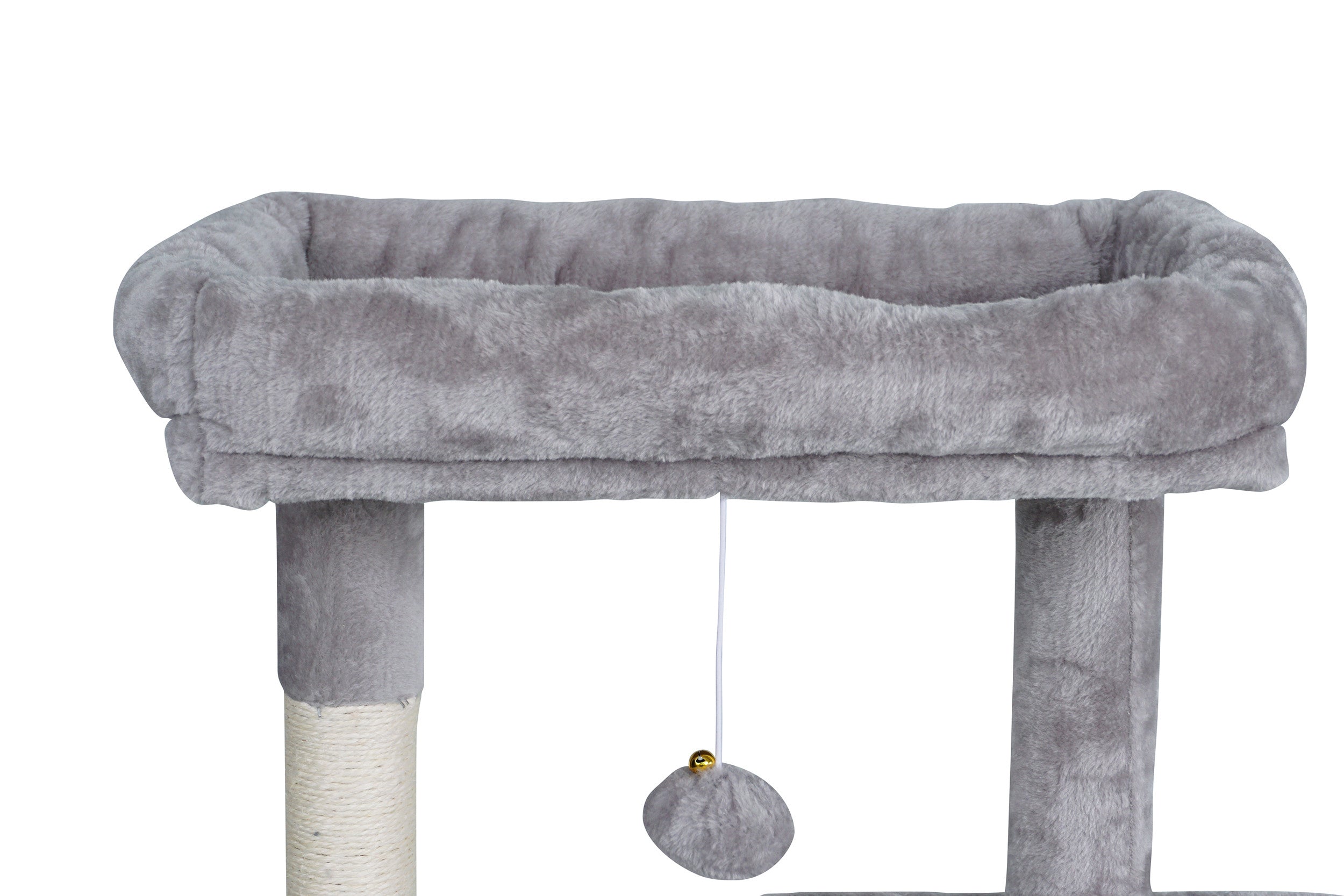 POHJOLAN LEMMIKKITARVIKE Kissan kiipeily-/raapimispuu 143 cm, Vaalea Harmaa