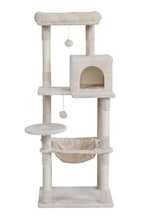 POHJOLAN LEMMIKKITARVIKE Kissan kiipeily-/raapimispuu 143 cm, Beige