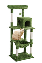 POHJOLAN LEMMIKKITARVIKE Kissan kiipeily-/raapimispuu 143 cm, Vihreä