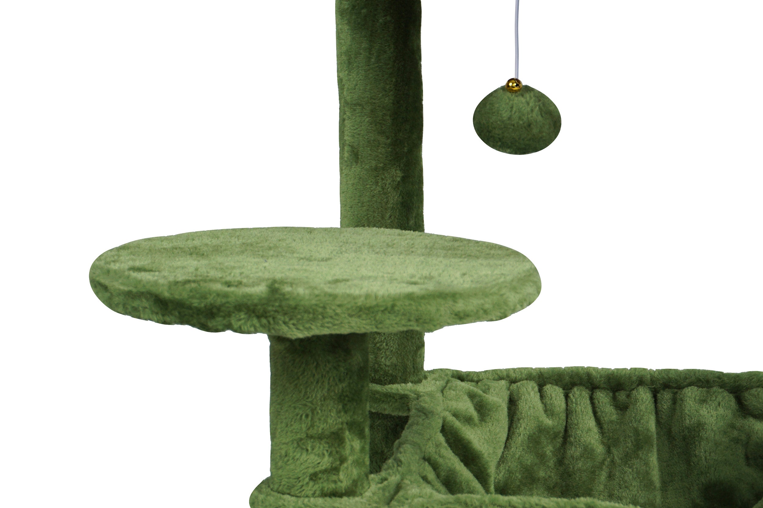 POHJOLAN LEMMIKKITARVIKE Kissan kiipeily-/raapimispuu 143 cm, Vihreä