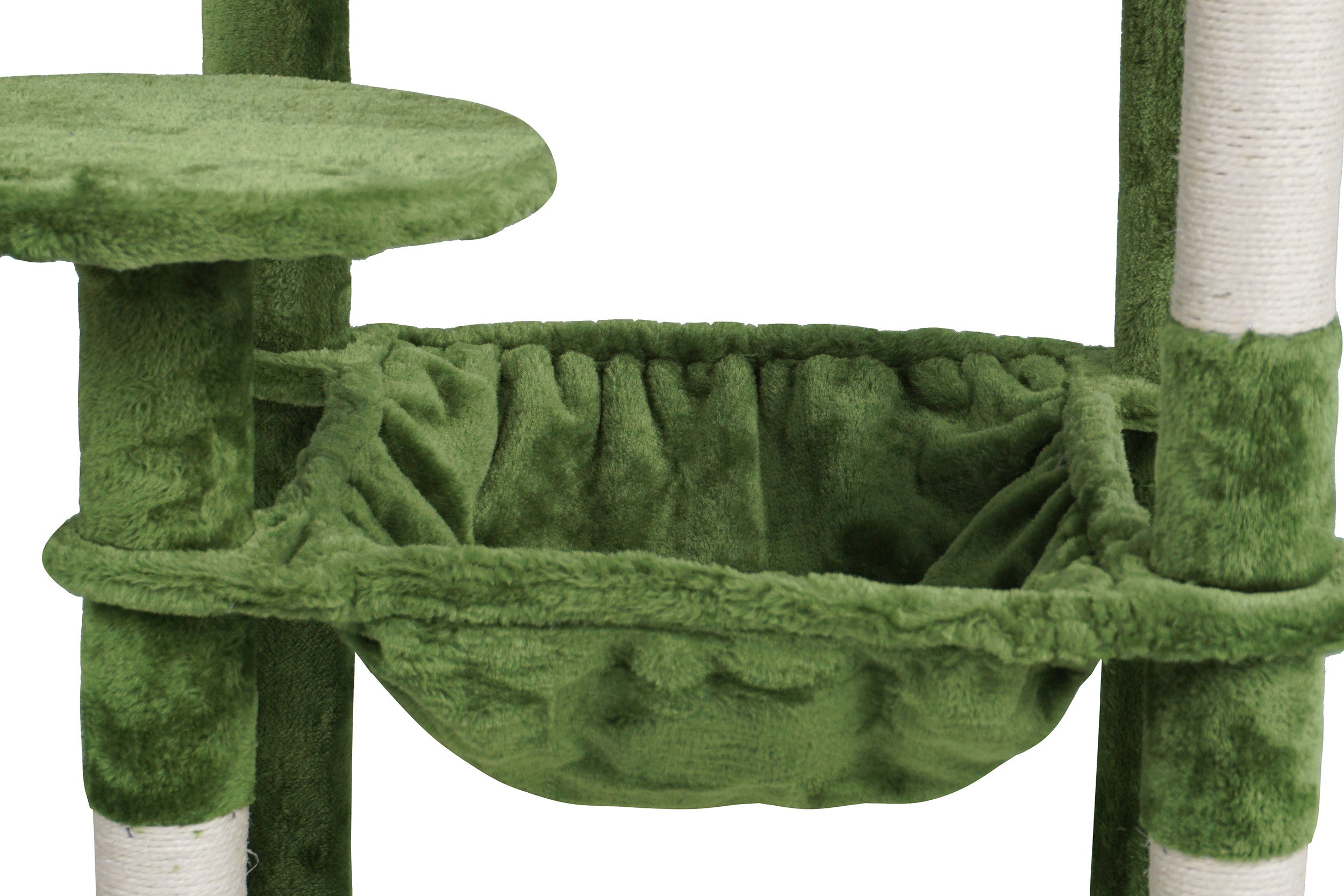 POHJOLAN LEMMIKKITARVIKE Kissan kiipeily-/raapimispuu 143 cm, Vihreä