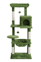 POHJOLAN LEMMIKKITARVIKE Kissan kiipeily-/raapimispuu 143 cm, Vihreä