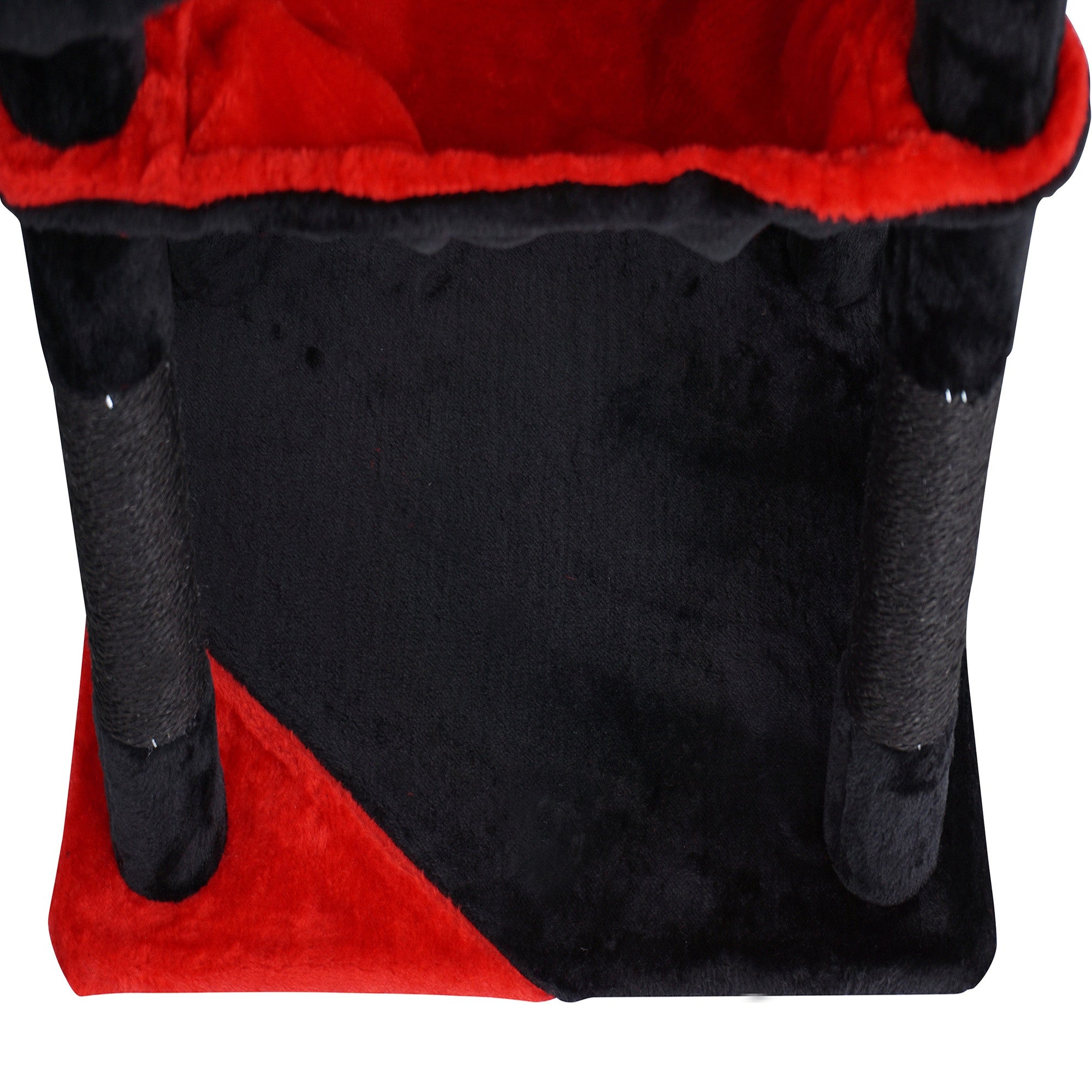 POHJOLAN LEMMIKKITARVIKE Kissan kiipeily-/raapimispuu 143 cm, Musta/Punainen