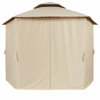 POHJOLA GARDEN Puutarhakatos / Paviljonki 360x360x260cm Pyöreä, Beige