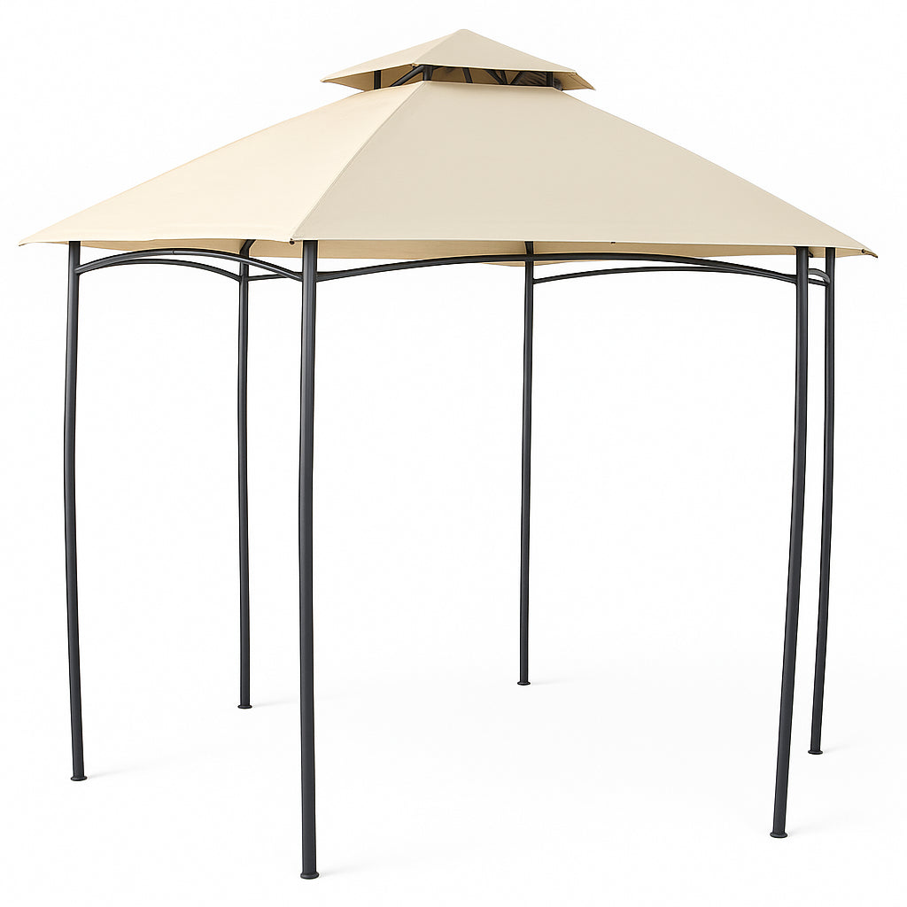 POHJOLA GARDEN Puutarhakatos / Paviljonki 360x360x260cm Pyöreä, Beige