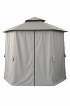 POHJOLA GARDEN Puutarhakatos / Paviljonki 360x360x260cm Pyöreä, Harmaa