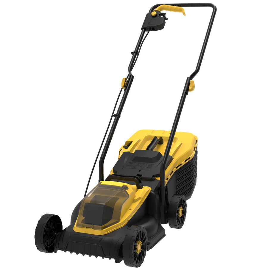 Akkuruohonleikkuri 32 cm + akku 4ah ja laturi– 20V, harjaton moottori, 30 l keruusäiliö