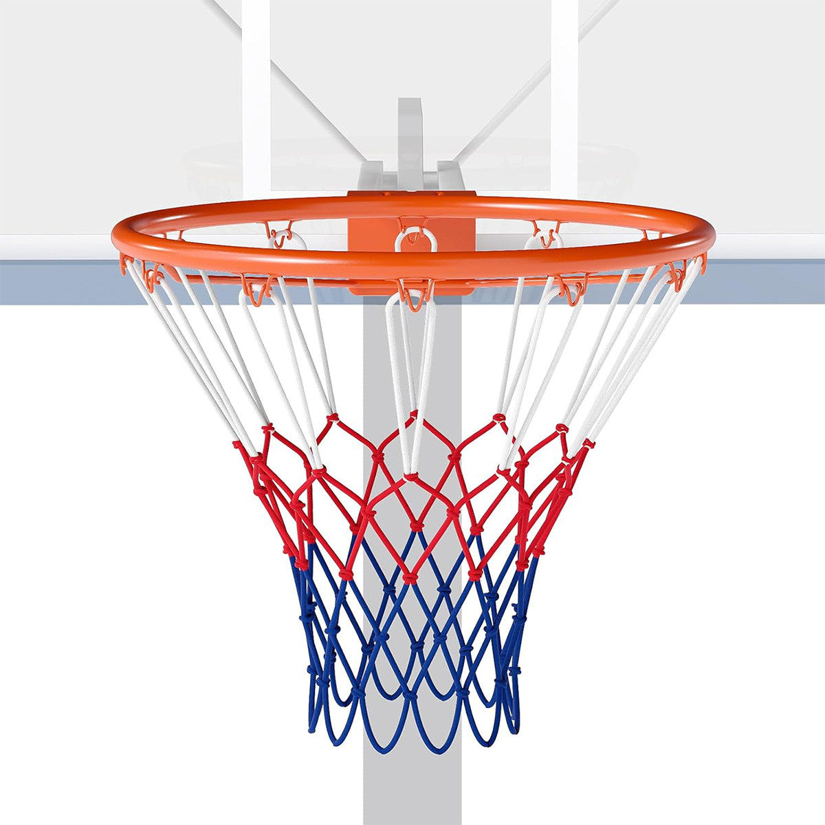 Basketkorg 45 cm – fjädrad, 16 mm stålrör, nät ingår